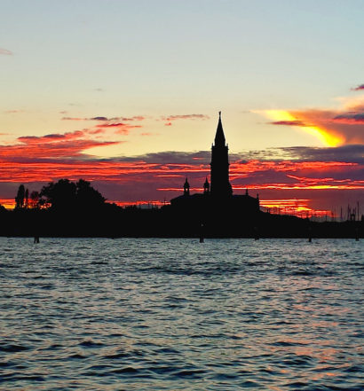 Aperitivo a Venezia al tramonto