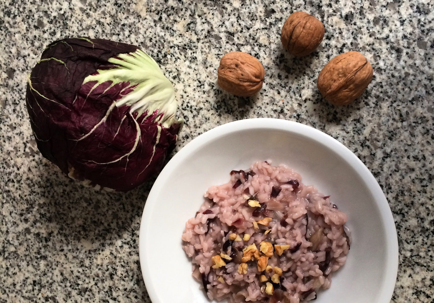 risotto con il radicchio