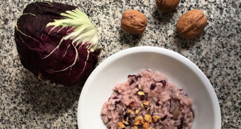 risotto con il radicchio