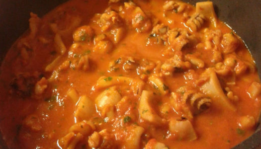 Sepe in umido: la ricetta