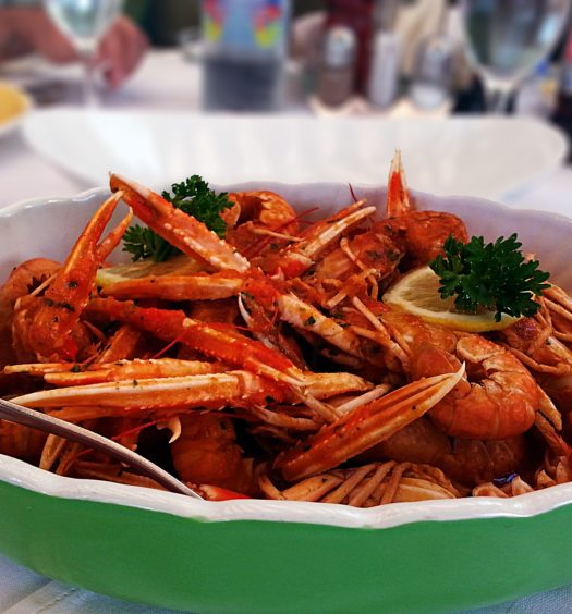 scampi alla busara